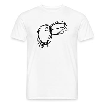 Tukan handgezeichnet - Männer T-Shirt - Weiß - Vorne - AI Model Male 178 dark (178cm)