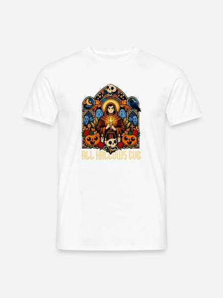 Katholischen Kirche Zu Halloween - Männer T-Shirt - Weiß