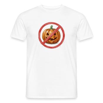 Kein Kürbis Halloween Verbot - Männer T-Shirt - Weiß - Vorne - AI Model Male 178 dark (178cm)