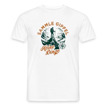 Gipfel Sammler - Männer T-Shirt - Weiß - Vorne - AI Model Male 178 dark (178cm)
