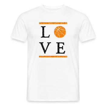 Basketball Design Streetball - Männer T-Shirt - Weiß - Vorne - AI Model Male 178 dark (178cm)
