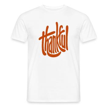 Dankbarkeit  - Männer T-Shirt - Weiß - Vorne - AI Model Male 178 dark (178cm)