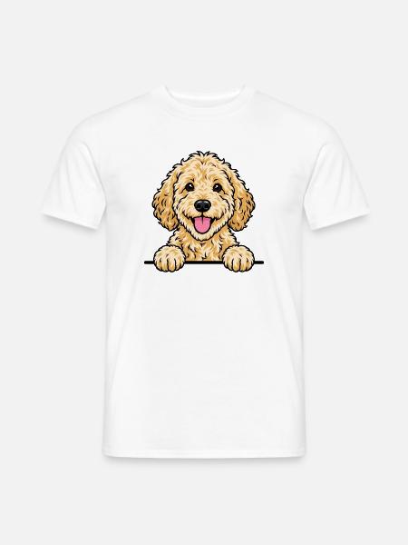 Goldendoodle - Männer T-Shirt - Weiß
