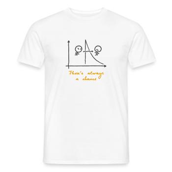 There's Always a Chance (für helle Hintergründe) - Männer T-Shirt - Weiß - Vorne - AI Model Male 178 dark (178cm)