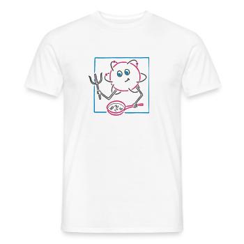 Rührkeiser (für helle Hintergründe) - Männer T-Shirt - Weiß - Vorne - AI Model Male 178 dark (178cm)