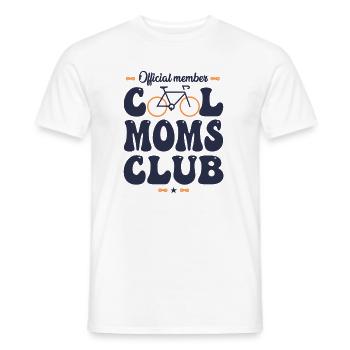 Radfahrer – cooler Mama-Fahrradclub - Männer T-Shirt - Weiß - Vorne - AI Model Male 178 dark (178cm)