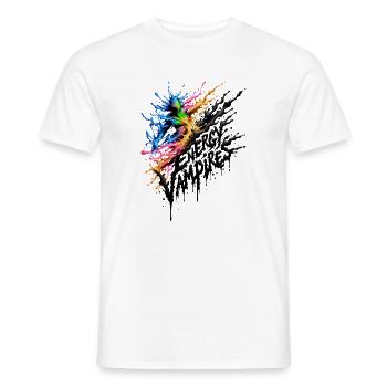 Guard My Peace - Engergy Vampires - Männer T-Shirt - Weiß - Vorne - AI Model Male 178 dark (178cm)