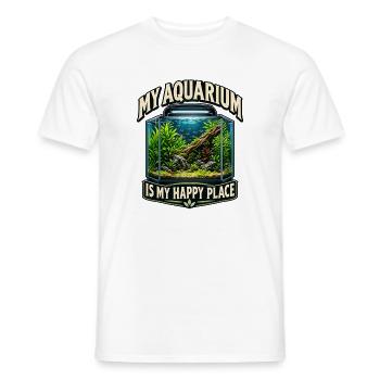 My Aquarium - Männer T-Shirt - Weiß - Vorne - AI Model Male 178 dark (178cm)