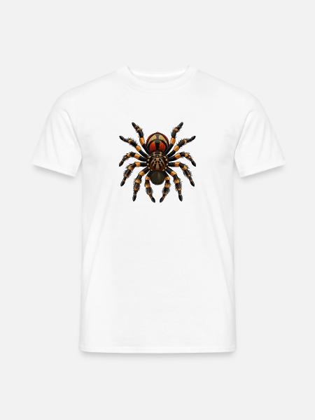 Vogelspinne - Männer T-Shirt - Weiß