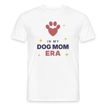 In meiner Dogmom-Ära - Männer T-Shirt - Weiß - Vorne - AI Model Male 178 dark (178cm)