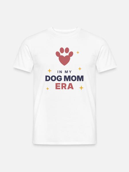 In meiner Dogmom-Ära - Männer T-Shirt - Weiß