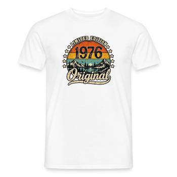 Original 1976 Limited Edition - Männer T-Shirt - Weiß - Vorne - AI Model Male 178 dark (178cm)