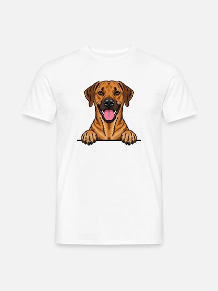 Rhodesian Ridgeback - Männer T-Shirt - Weiß