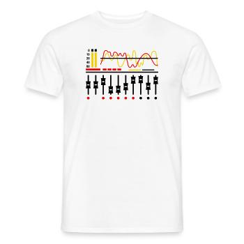 Mixing Table - Männer T-Shirt - Weiß - Vorne - AI Model Male 178 dark (178cm)