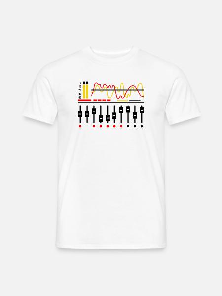 Mixing Table - Männer T-Shirt - Weiß
