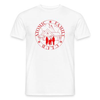 Familienheim-Emblem - Männer T-Shirt - Weiß - Vorne - AI Model Male 178 dark (178cm)