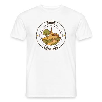 Dorfkind & stolz darauf. Landleben Shirt - Männer T-Shirt - Weiß - Vorne - AI Model Male 178 dark (178cm)