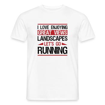 XC Running Gifts - Perfect XC Runner Design Idea - Männer T-Shirt - Weiß - Vorne - AI Model Male 178 dark (178cm)