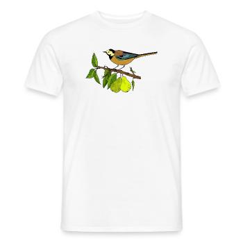 Bunter Vogel - Männer T-Shirt - Weiß - Vorne - AI Model Male 178 dark (178cm)
