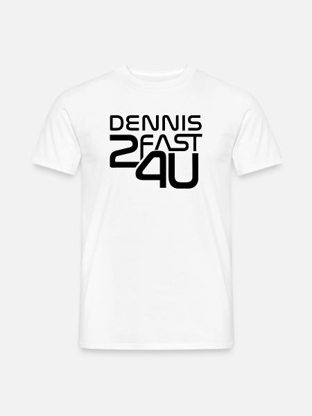 Dennis - Männer T-Shirt - Weiß