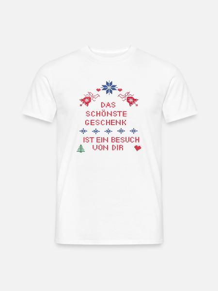 Geschenk Weihnachten - Männer T-Shirt - Weiß