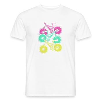 E-Bike EBike E Bike - Männer T-Shirt - Weiß - Vorne - AI Model Male 178 dark (178cm)