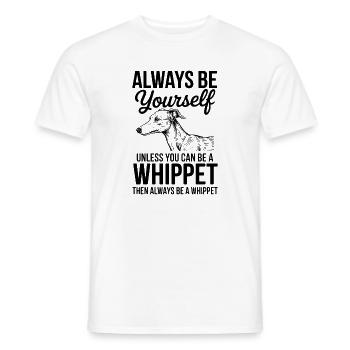 Whippet Spruch Hunde Lustiges Whippet Geschenk - Männer T-Shirt - Weiß - Vorne - AI Model Male 178 dark (178cm)