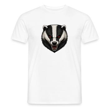 Der Dachs - Männer T-Shirt - Weiß - Vorne - AI Model Male 178 dark (178cm)