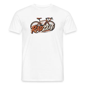Radfahren Retro Fahrradmotiv Zeitlose Geschenkidee - Männer T-Shirt - Weiß - Vorne - AI Model Male 178 dark (178cm)