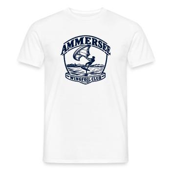 Ammersee Wingfoil Club Logo - Männer T-Shirt - Weiß - Vorne - AI Model Male 178 dark (178cm)