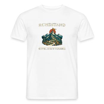 Ruhestand Gipfel statt Termine - Männer T-Shirt - Weiß - Vorne - AI Model Male 178 dark (178cm)