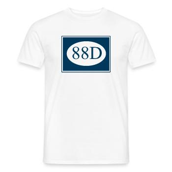 Chinesisches Abzeichen der 88. Division (Alternative Version) - Männer T-Shirt - Weiß - Vorne - AI Model Male 178 dark (178cm)