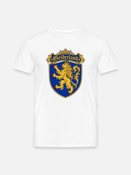Gelderländischer Löwe - Männer T-Shirt - Weiß