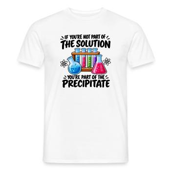 Lustige Chemie-Wissenschaftslehrerin Labor-Geek-Kunst - Männer T-Shirt - Weiß - Vorne - AI Model Male 178 dark (178cm)