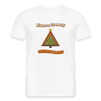 Hab einen coolen Retro-Weihnachtsbaum - Männer T-Shirt - Weiß - Vorne - AI Model Male 178 dark (178cm)