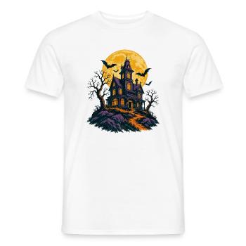 Das Spukhaus auf dem Hügel - Männer T-Shirt - Weiß - Vorne - AI Model Male 178 dark (178cm)
