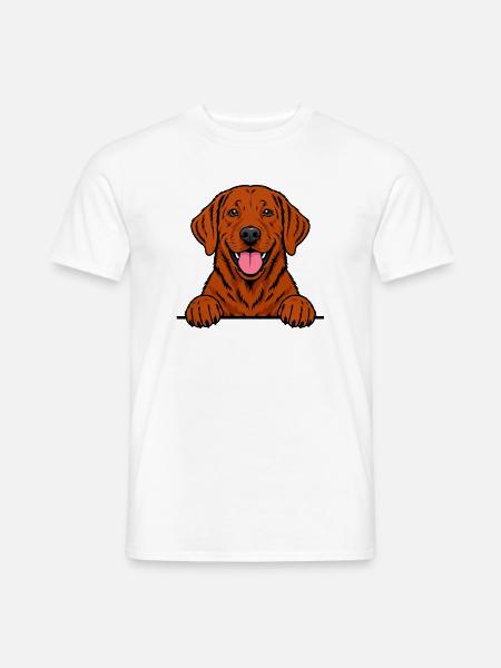 Foxred Labrador - Männer T-Shirt - Weiß