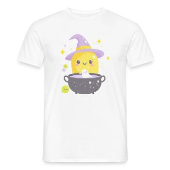 Zitrone am Zauberkessel - Männer T-Shirt - Weiß - Vorne - AI Model Male 178 dark (178cm)