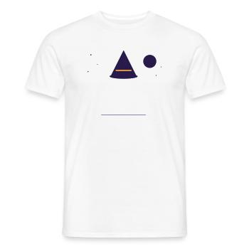 Mondschein Hexenhut Magie - Männer T-Shirt - Weiß - Vorne - AI Model Male 178 dark (178cm)