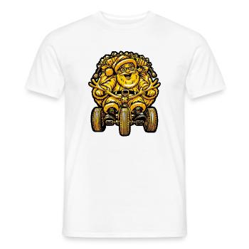 Weihnachten Weihnachtsmann - Männer T-Shirt - Weiß - Vorne - AI Model Male 178 dark (178cm)