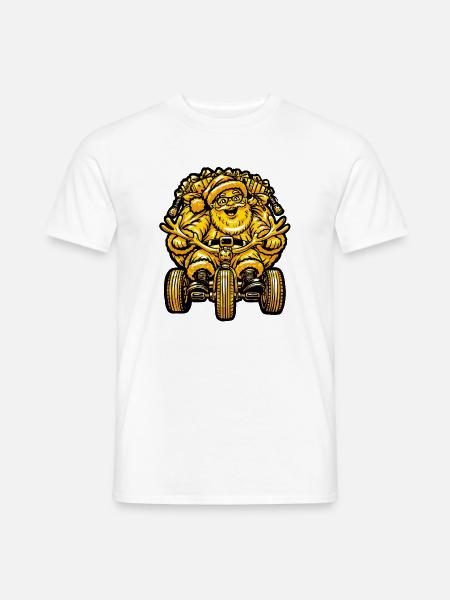 Weihnachten Weihnachtsmann - Männer T-Shirt - Weiß