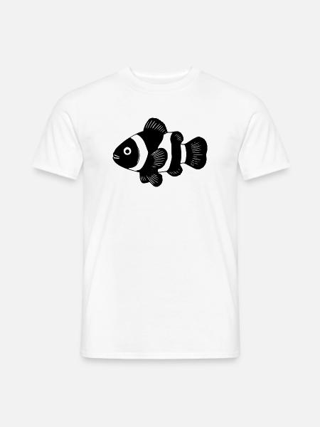 Clownfisch Anemonenfisch Geschenk Taucher - Männer T-Shirt - Weiß
