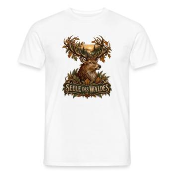 Seele des Waldes - Männer T-Shirt - Weiß - Vorne - AI Model Male 178 dark (178cm)