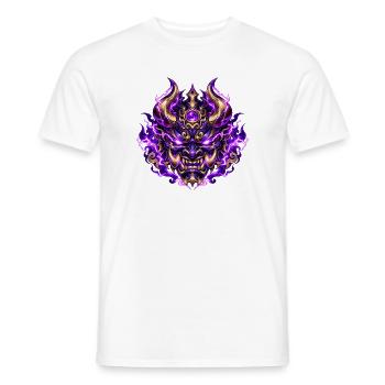 Donner-Oni-Siegel - Männer T-Shirt - Weiß - Vorne - AI Model Male 178 dark (178cm)