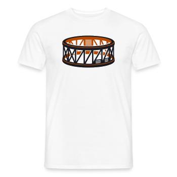 Raketenbasis Startrampe Grafik - Männer T-Shirt - Weiß - Vorne - AI Model Male 178 dark (178cm)