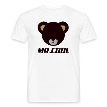 Bärenkopf Logo MR Lodol - Männer T-Shirt - Weiß - Vorne - AI Model Male 178 dark (178cm)