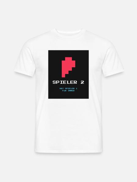 Gamer - Männer T-Shirt - Weiß
