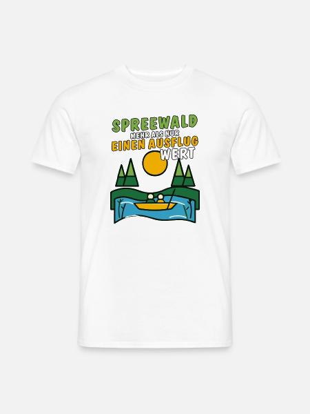 SPREEWALD AUSFLUG - Männer T-Shirt - Weiß