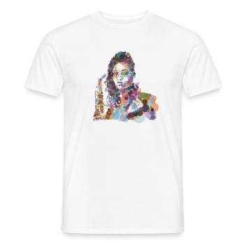 Lakecia - Männer T-Shirt - Weiß - Vorne - AI Model Male 178 dark (178cm)