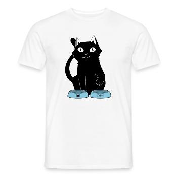 Personal Cat - Männer T-Shirt - Weiß - Vorne - AI Model Male 178 dark (178cm)